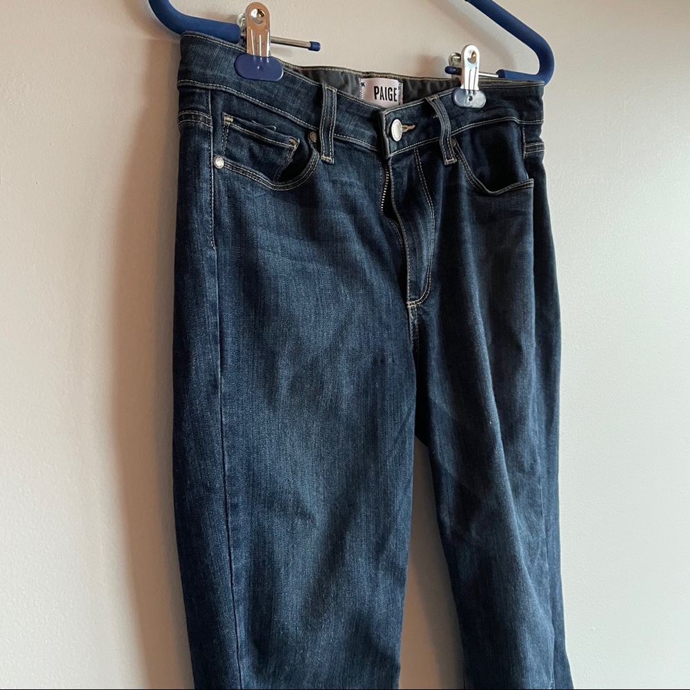 Paige Hoxton Crop Rollup Jeans